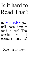 Learn to read Thai