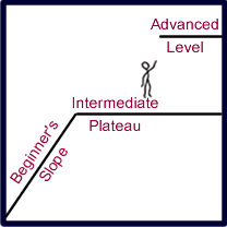 An illustration of the stages of learning