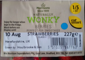 Wonky strawberries