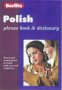 Berlitz Polish phrase book & dictionary