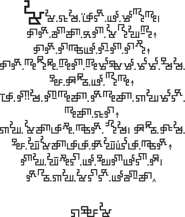 Sample text (Lord's Prayer in Kikongo)