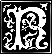 An illustration of the letter R. Source: https://pixabay.com/en/monogram-letters-letter-r-block-33681/