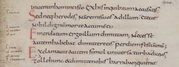 Sample text in Carolingian Minuscule