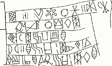 Sample of the Old Elamite script