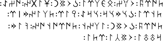 Old Turkic / Orkhon alphabet and language