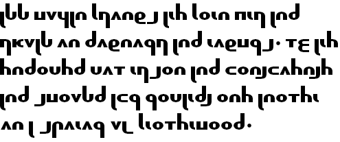 Sample text in Helian