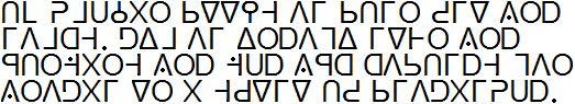 Sample text in Symetrika