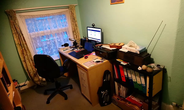 My home office from where I run my global Omniglot empire