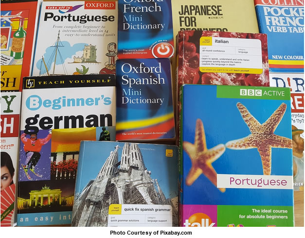 Language courses and dictionaries