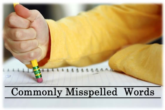 Commonly Mispelled Words