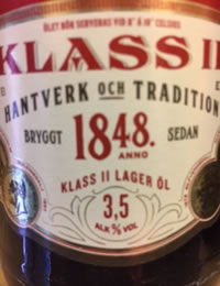 Klass lager öl