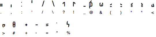 Fennim punctuation