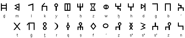 Sabaean alphabet