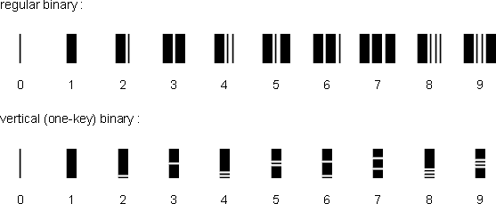 TEK BIN numerals